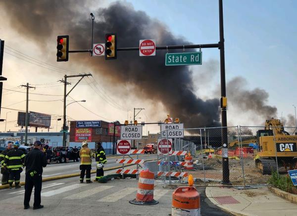 Officials said they still have no clear timeline of when the busy road will be reopened. 